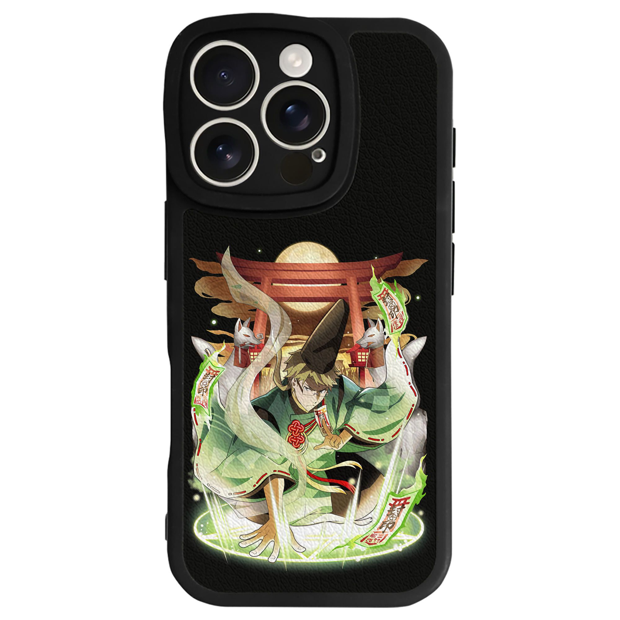 （画像用） 文豪ストレイドッグス Bungo Stray Dogs 【iPhone 16シリーズ対応】シリコンスマホケース（レザー調） 材質：シリコン